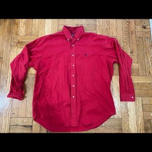 Vtg 90s Polo Ralph Lauren Button Down Shirt